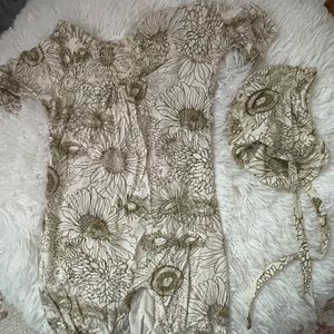 Kate Quinn Beige Sunflower Set